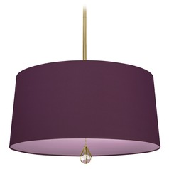 Williamsburg Custis Modern Brass Pendant by Robert Abbey