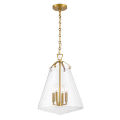 Voss 4-Light Pendant in Luxe Gold by Crystorama Lighting