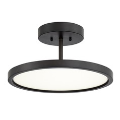 Beltway LED Semi-Flush Mount in Oil Rubbed Bronze by Quoizel Lighting