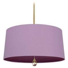 Williamsburg Custis Modern Brass Pendant by Robert Abbey