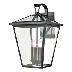 Elk Lighting Main Street Black Outdoor Wall Light