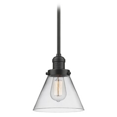 Large Cone Oil Rubbed Bronze Mini Pendant by Innovations Lighting