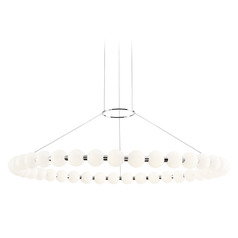 Sean Lavin Orbet 42-Inch LED Chandelier in Polished Nickel by Visual Comfort Modern