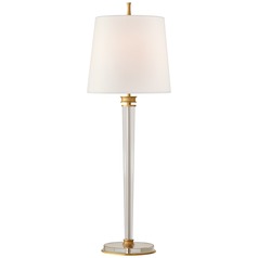 Thomas OBrien Lyra Buffet Lamp in Antique Brass by Visual Comfort Signature