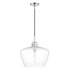 Aurora 16-Inch Pendant in Chrome
