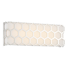 Missing Link LED Vanity Light in Polished Nickel by George Kovacs