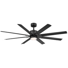 Renegade 66-Inch LED Outdoor Fan in Matte Black 3500K by Modern Forms