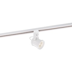 12W LED Forged Series White Track Head 36-Degree Beam 3000K by Nuvo Lighting