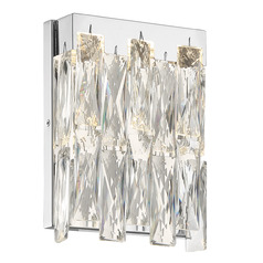 Curio 7.25-Inch LED Bath Sconce in Chrome by George Kovacs