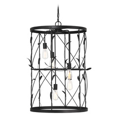 Savoy House Lighting Enclave Noble Brass Pendant Light with Curved Panel Shade