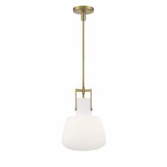 Izel Mushroom 12-Inch Pendant in Antique Brass