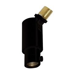 Black Sloped Ceiling Adapter for Suspension Kit by WAC Lighting