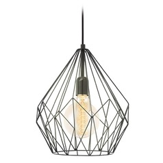 Carlton Black Pendant by Eglo Lighting