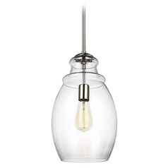 Marino Satin Nickel Mini Pendant by Generation Lighting