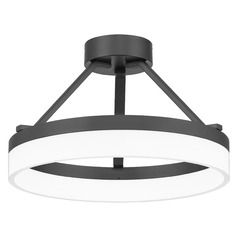 Cohen Oil Rubbed Bronze LED Semi-Flush by Quoizel Lighting