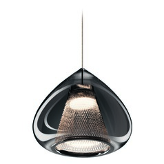 Zin 7.50-Inch Chrome LED Pendant by Elan Lighting