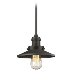 Railroad Oil Rubbed Bronze Mini Pendant by Innovations Lighting