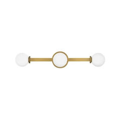 Audrey LED 3-Light Vanity Light in Heritage Brass by Hinkley Lighting