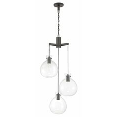 Selina 3-Light LED Chandelier in Oil Rubbed Bronze