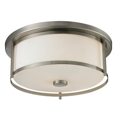 Savannah Brushed Nickel Flush Mount by Z-Lite