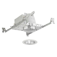 Recesso Lighting 4-Inch Non-IC Recessed Light Kit with White Trim