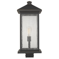 Portland Oil Rubbed Bronze Post Light by Z-Lite