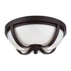 Andrew 13-Inch LED Flush Mount in Bronze by Eurofase Lighting