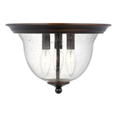 Belton 11.25-Inch Bronze Flushmount Light by Generation Lighting