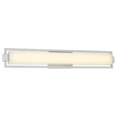 Opening Act 31.25-Inch LED Vanity Light in Nickel by George Kovacs