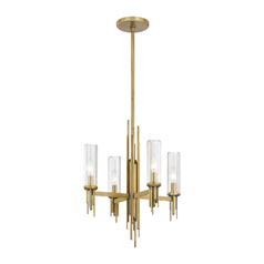 Alora Lighting Elisa Carlucci Torres Vintage Brass Chandelier