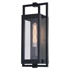 Vaxcel Lighting Sheridan Matte Black Outdoor Wall Light