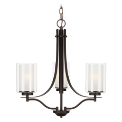 Elmwood Park 20.50-Inch Bronze Chandelier by Generation Lighting