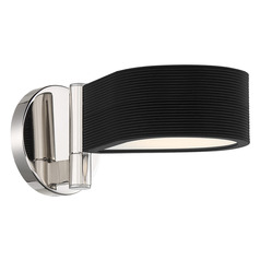 Side Step LED Wall Sconce in Polished Nickel by George Kovacs