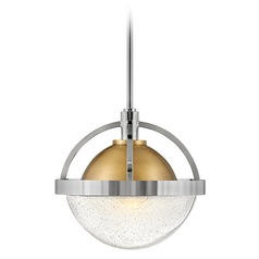 Watson Pendant in Polished Nickel & Heritage Brass by Hinkley Lighting