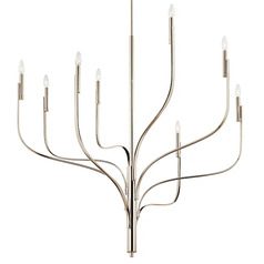 Livadia 8-Light Chandelier in Polished Nickel by Kichler Lighting