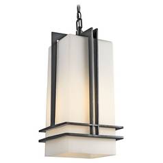 Tremillo 17-Inch Outdoor Hanging Light in Black by Kichler Lighting