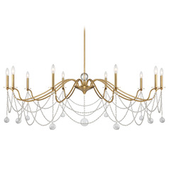 Savoy House Lighting Mariposa Warm Brass Chandelier