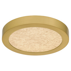 Quoizel Lighting Outskirts Brushed Gold LED Flushmount Light