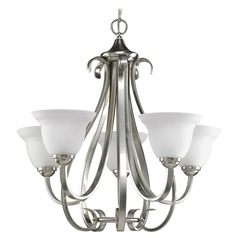 Torino 26.13-Inch Chandelier in Brushed Nickel by Progress Lighting