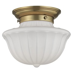 Dutchess Flush Mount in Aged Brass by Hudson Valley Lighting