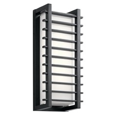 Rockbridge 16.25-Inch Black LED Outdoor Wall Light by Kichler Lighting