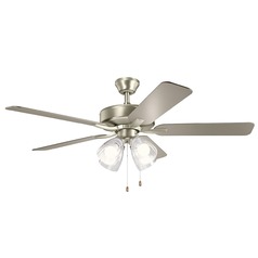 Basics Pro Premier 52-Inch LED Fan in Brushed Nickel by Kichler Lighting