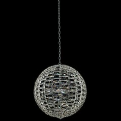 Alta 26-Inch Crystal Pendant in Chrome by Allegri Crystal