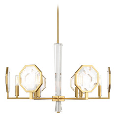 Savoy House Lighting Leighton Warm Brass Chandelier