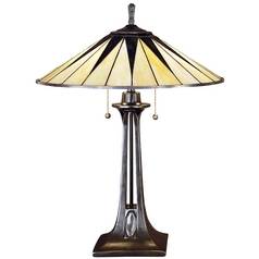 Quoizel Lighting Gotham Vintage Bronze Table Lamp with Conical Shade