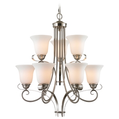 Elk Lighting Brighton Brushed Nickel Chandelier