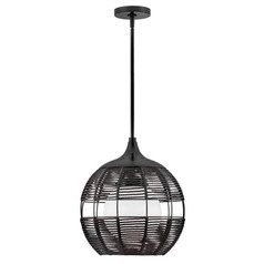 Maddox Outdoor Pendant in Black by Hinkley Lighting