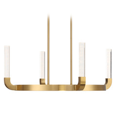 Savoy House Lighting Breegan Jane Del Mar Warm Brass LED Chandelier