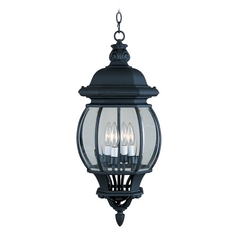 Crown Hill Black Outdoor Hanging Light by Maxim Lighting