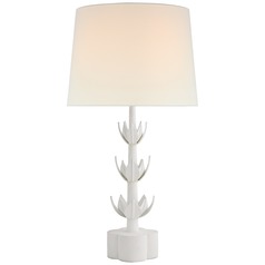 Julie Neill Alberto Triple Table Lamp in White by Visual Comfort Signature